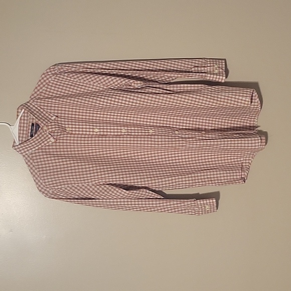 Saddlebred Other - Saddlebred Button Down Long Sleeve Plaid Shirt Red Mens Size‎ Medium